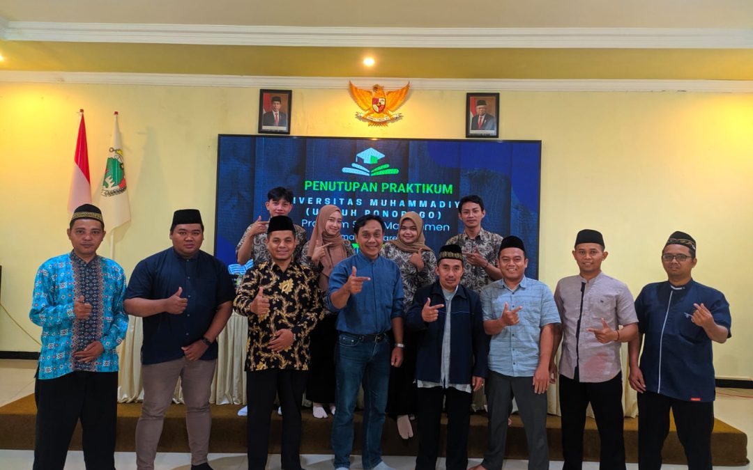 Penutupan Praktikum Mahasiswa Universitas Muhammadiyah Ponorogo di BMD Syariah