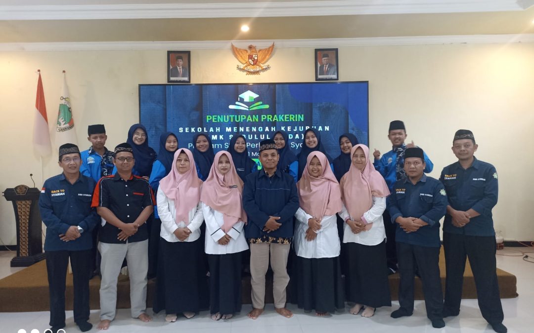 Penutupan MagangSMK-BP SUBULUL HUDA di BMD Syariah