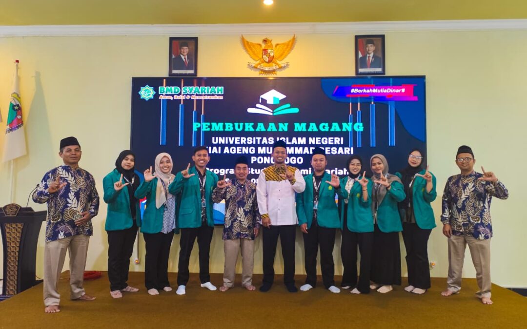 7 Mahasiswa UIN Ponorogo Mulai Magang di BMD Syariah, Siap Belajar Dunia Kerja